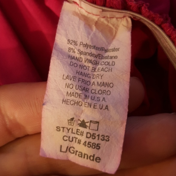 Pink strapless dress - Picture 5 of 5